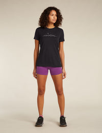 Icebreaker Merino 150 Tech Lite III SS Sparkling Stars - Women's